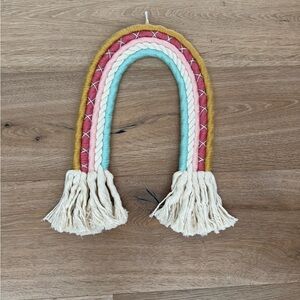 Pillowfort Rainbow Tapestry - Pink, Blue, Cream, Gold